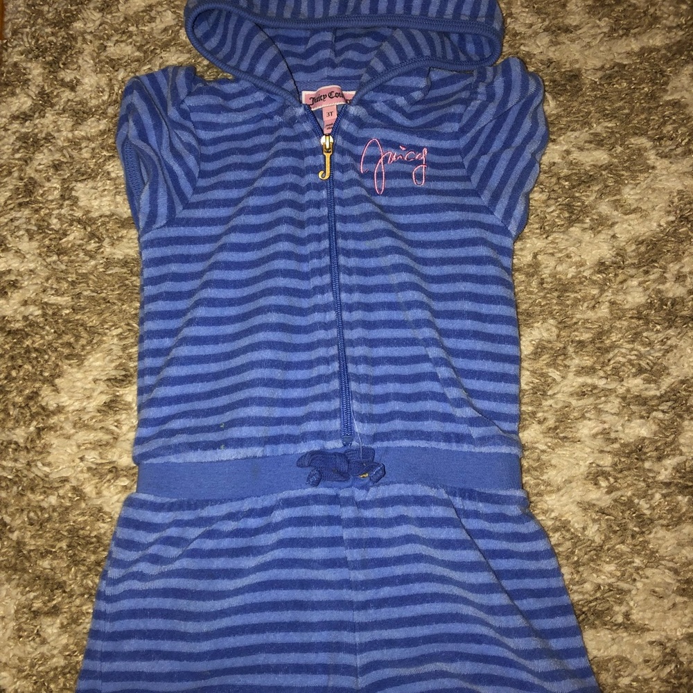 Juicy Couture terry cloth romper size 3T